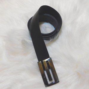 Aldo Black Leather Belt